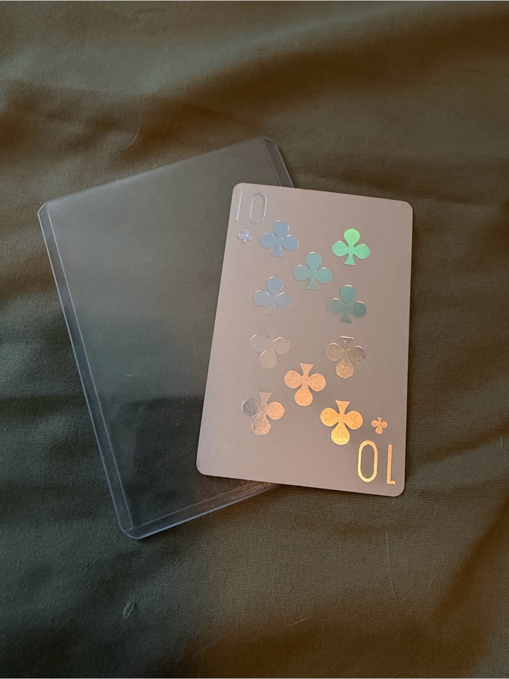 Dior Joy 10 spade playing card